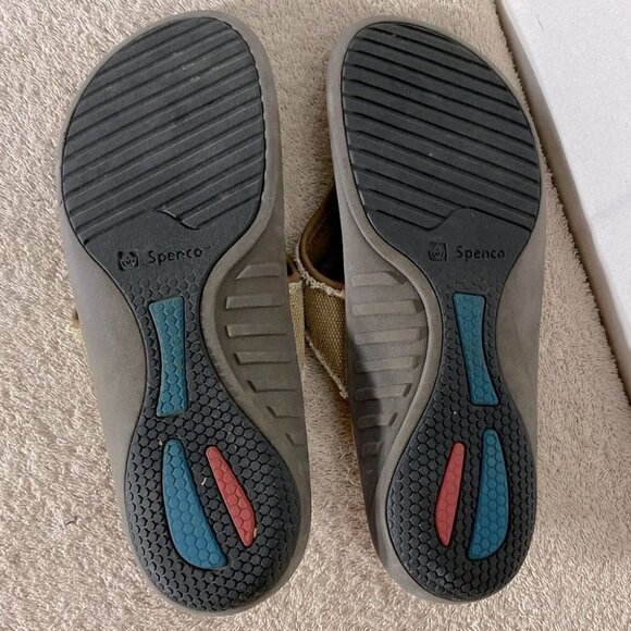 Spenco Yumi Plus Straw Java Cork Flip Flops 10 - Picture 9 of 14